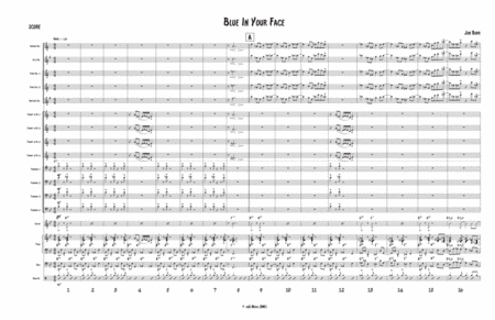 Blue In Your Face Sheet Music