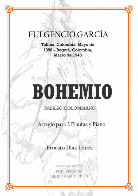 Free Sheet Music Bohemio