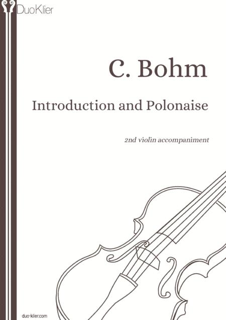 Free Sheet Music Bohm Introduction And Polonaise 2nd Violin Accompaniment