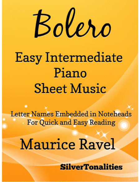 Bolero Easy Intermediate Piano Sheet Music Sheet Music