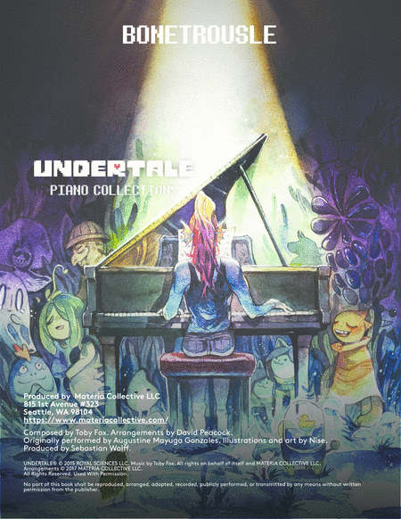 Free Sheet Music Bonetrousle Undertale Piano Collections