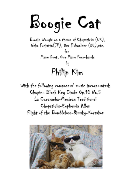 Free Sheet Music Boogie Cat