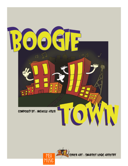 Free Sheet Music Boogie Town