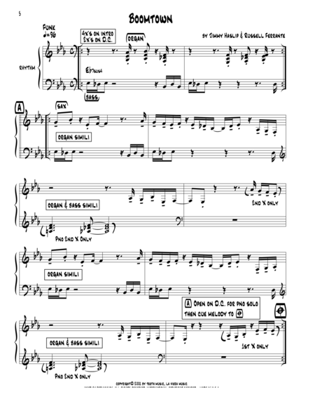 Boomtown Sheet Music