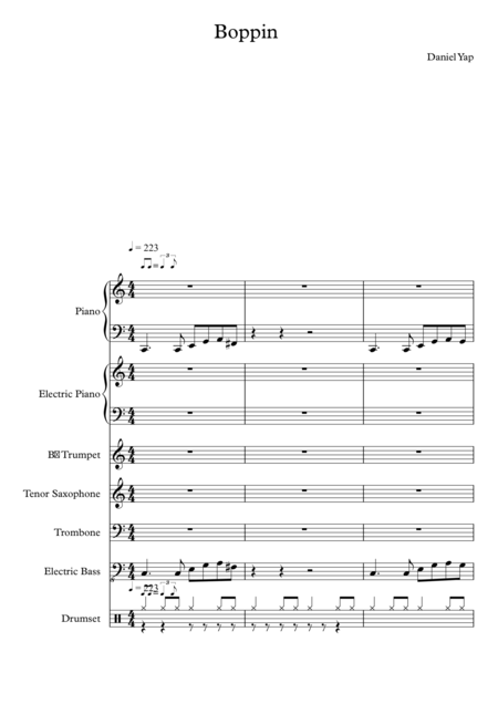 Free Sheet Music Boppin