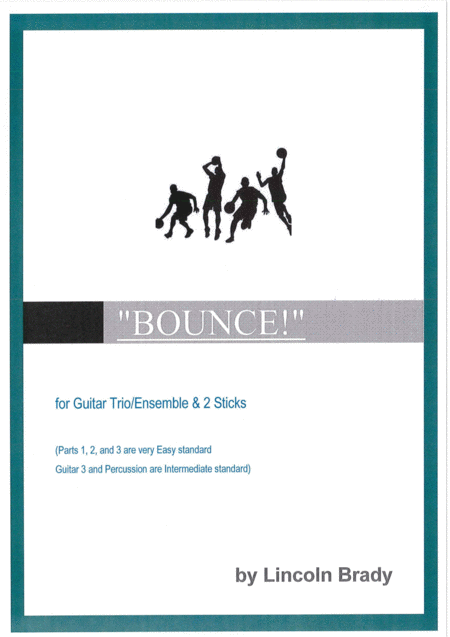 Bounce Junior Guitar Ensemble Sheet Music