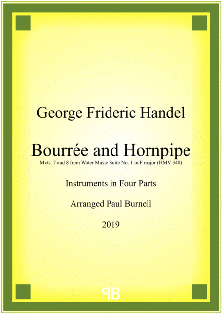 Bourre And Hornpipe Sheet Music