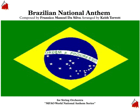 Brazillian National Anthem For String Orchestra Mfao World National Anthem Series Sheet Music