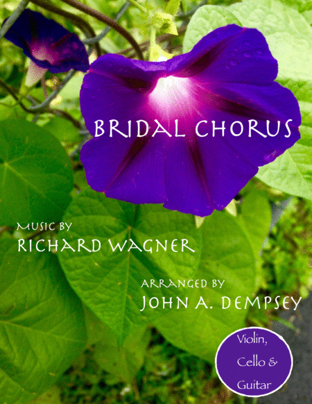 Bridal Chorus Wedding March String Trio For Violin Cello And Guitar Sheet Music