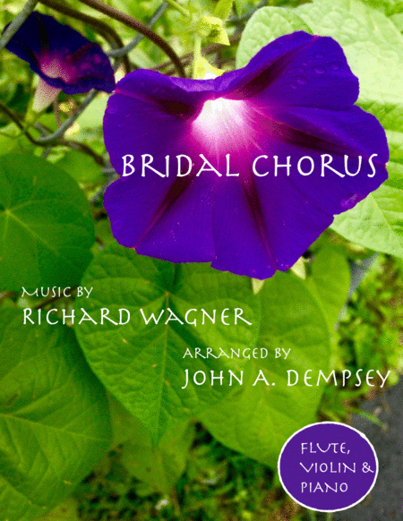 Free Sheet Music Bridal Chorus Wedding March Trio For Flute Violin And Piano