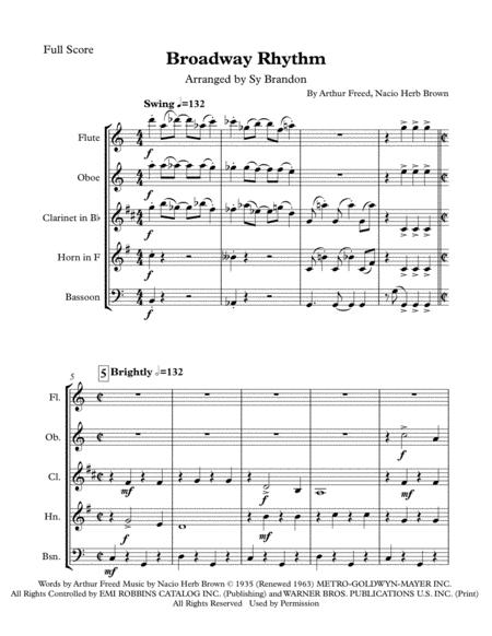 Broadway Rhythm Sheet Music