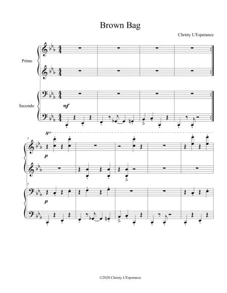 Free Sheet Music Brown Bag