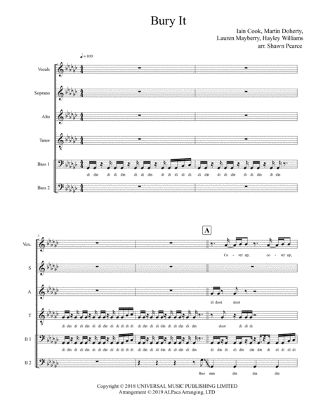 Bury It Sheet Music