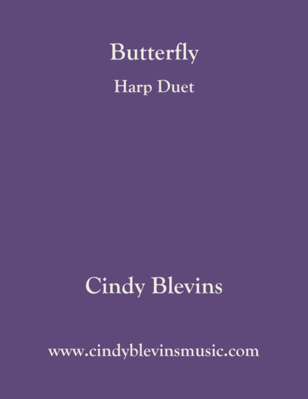 Butterfly Arranged For Harp Duet Sheet Music