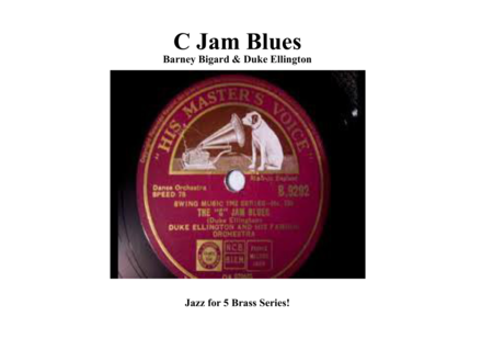 C Jam Blues For Brass Quintet Jazz For 5 Brass Series Sheet Music