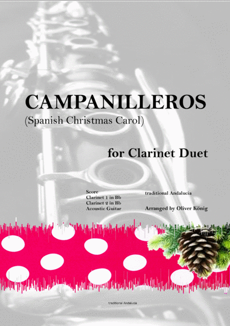 Free Sheet Music Campanilleros Spanish Christmas Carol For Woodwind Duet
