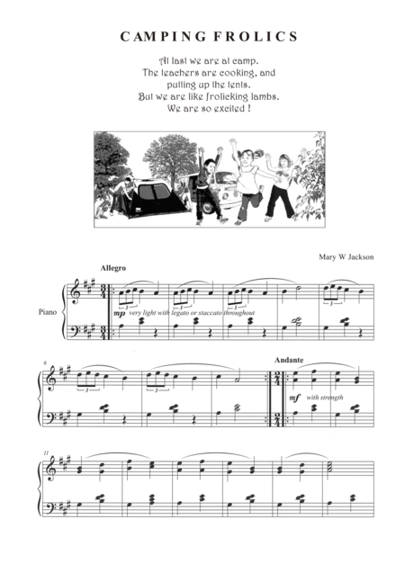 Free Sheet Music Camping Frolics