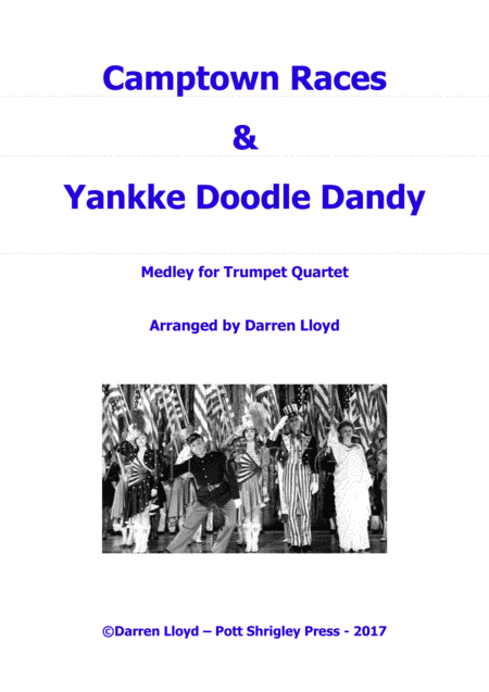 Camptown Races Yankee Doodle Dandy Medley Trumpet Quartet Sheet Music