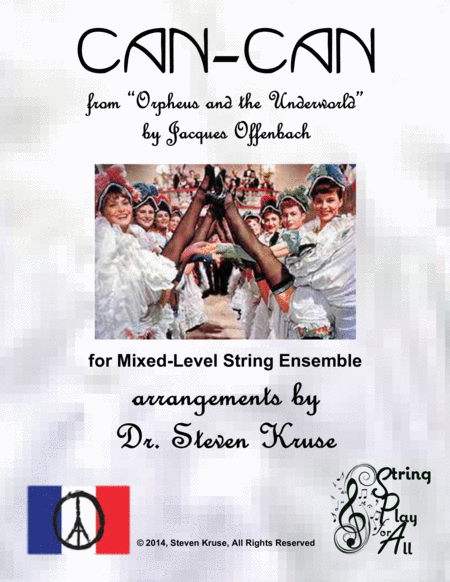 Free Sheet Music Can Can From Orpheus And The Underworld For Multi Level String Orchestra
