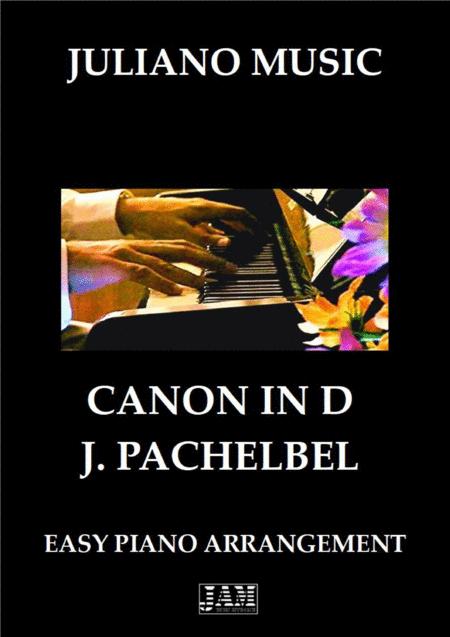 Free Sheet Music Canon In D Easy Piano C Version J Pachelbel