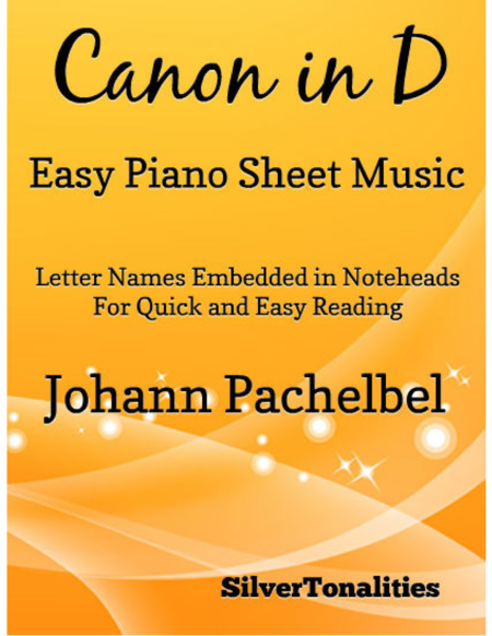 Free Sheet Music Canon In D Easy Piano Sheet Music