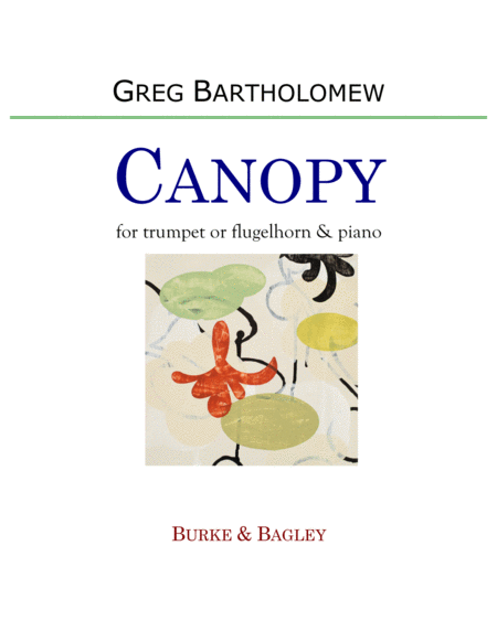 Free Sheet Music Canopy For Trumpet Piano