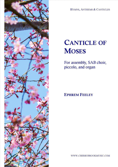 Free Sheet Music Canticle Of Moses