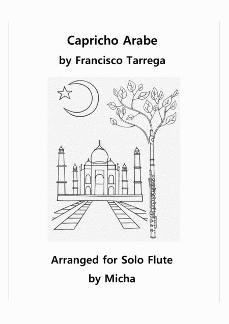 Capricho Arabe For Solo Flute Sheet Music