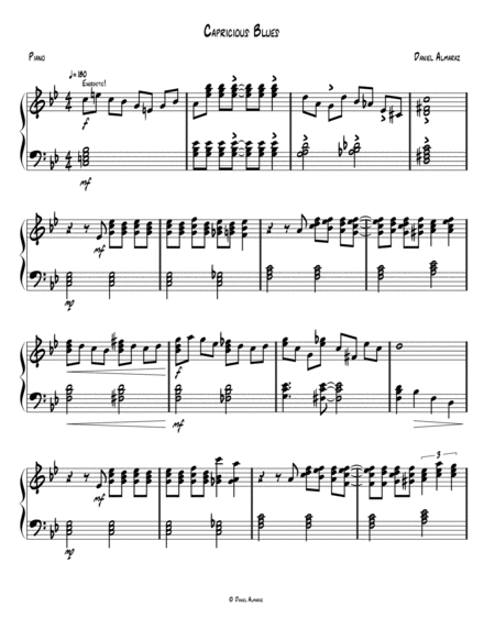 Capricious Blues Sheet Music