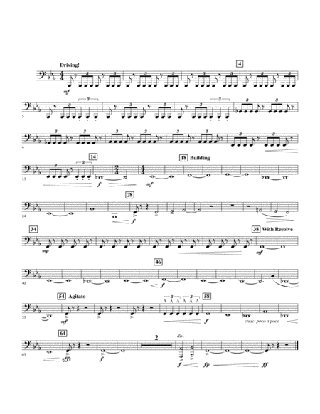 Captain Marvel Main Theme Arr Paul Murtha Tuba Sheet Music