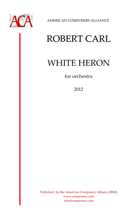 Carl White Heron Sheet Music