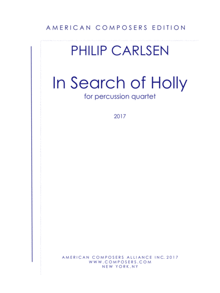 Free Sheet Music Carlsen In Search Of Holly