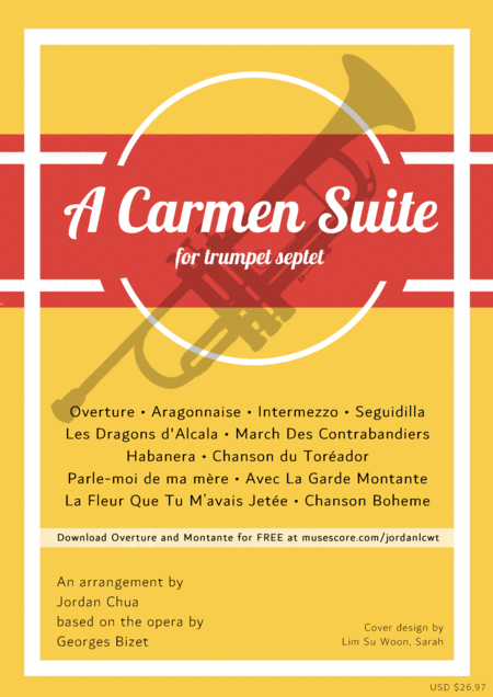 Carmen Suite For Trumpet Ensemble Sheet Music