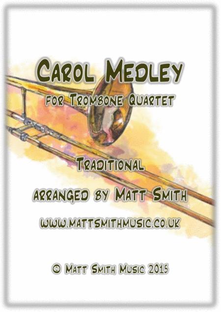 Free Sheet Music Carol Medley Trombone Quartet