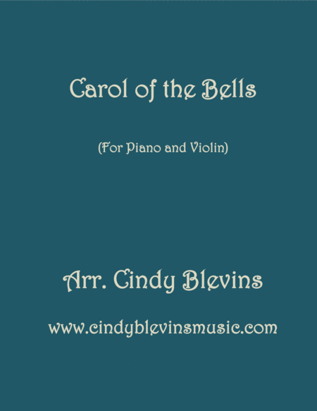 Free Sheet Music Carol Of The Bells Arranged For Piano And Violin