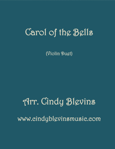 Carol Of The Bells Arranged For Violin Duet Sheet Music