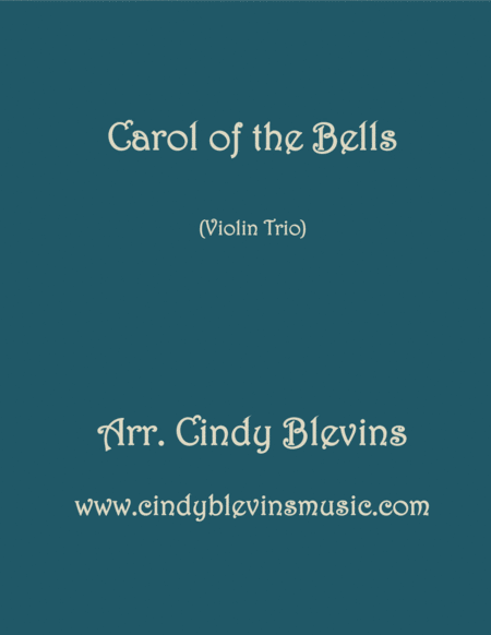 Free Sheet Music Carol Of The Bells Arranged For Violin Trio