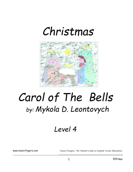 Free Sheet Music Carol Of The Bells Level 4