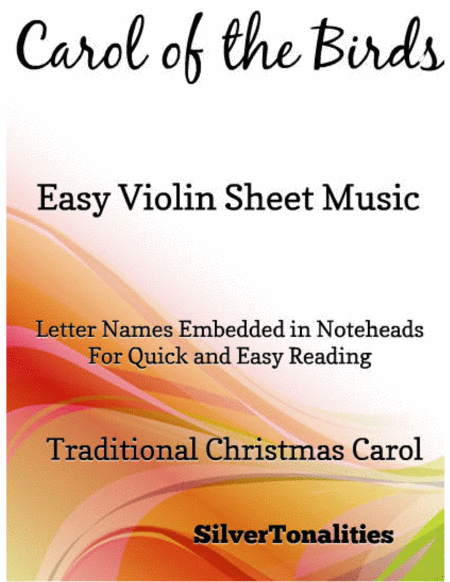 Free Sheet Music Carol Of The Birds Easy Violin Sheet Music