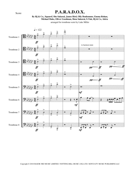 Cast Away Theme For Woodwind Quintet Sheet Music