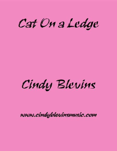 Cat On A Ledge An Original Piano Solo From My Piano Book Balloon Ride Sheet Music