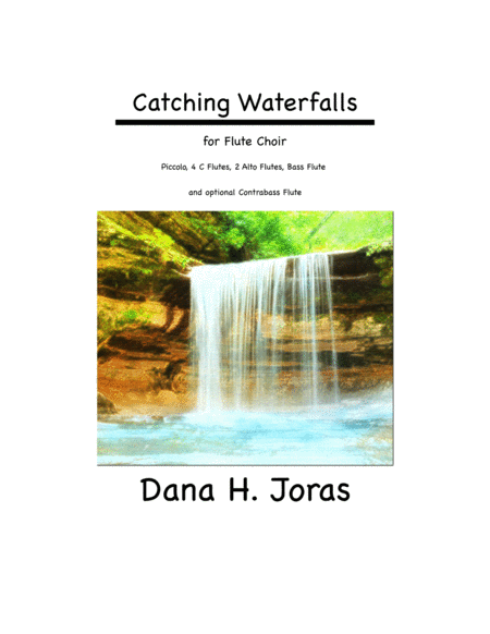 Free Sheet Music Catching Waterfalls For Flute Choir