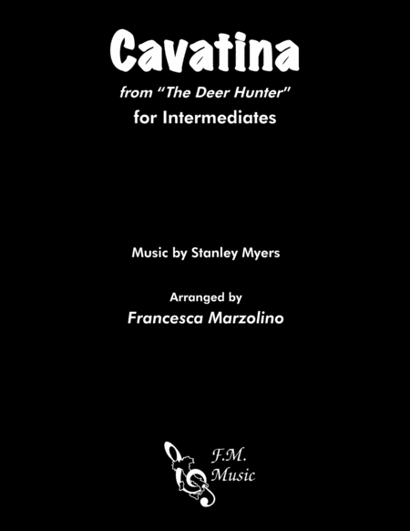 Cavatina Intermediate Piano Sheet Music