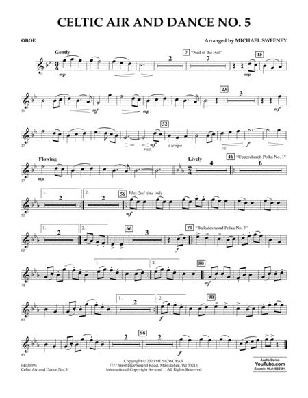 Celtic Air And Dance No 5 Oboe Sheet Music