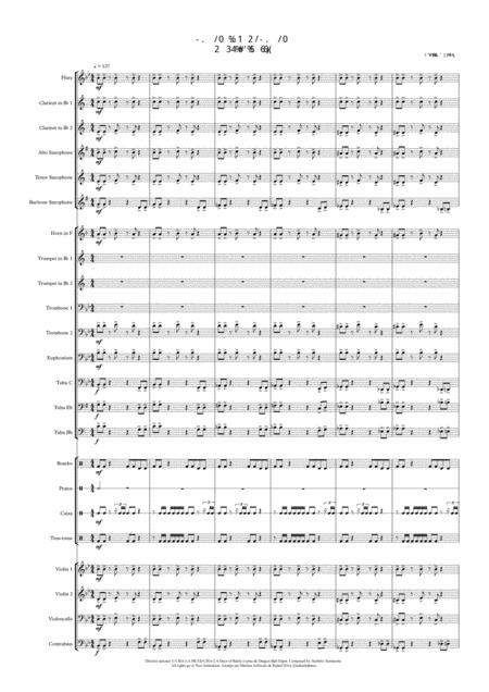 Cha La Head Cha La Marching Band Concert Band Orquestra Sheet Music