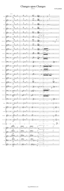 Free Sheet Music Changes Upon Changes Score