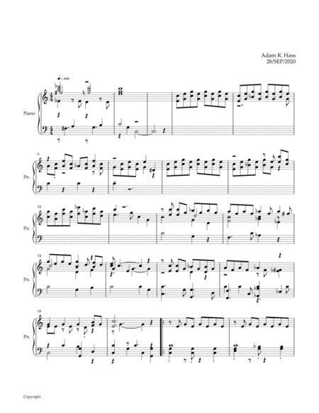 Free Sheet Music Changing Seasons An Etude For Piano