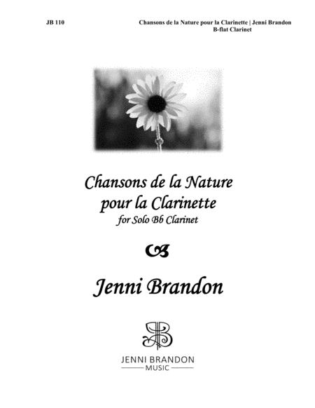 Chansons De La Nature Pour La Clarinette Sheet Music