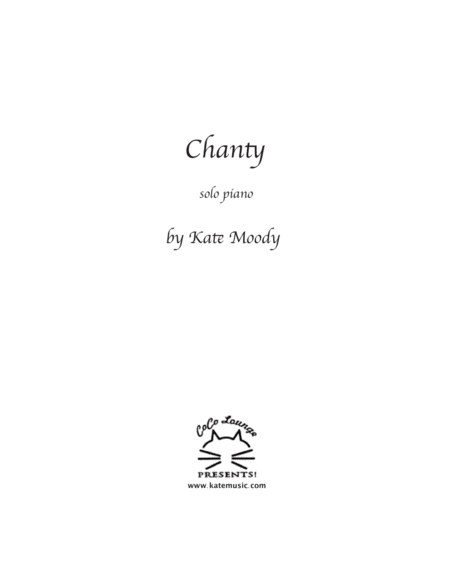 Free Sheet Music Chanty