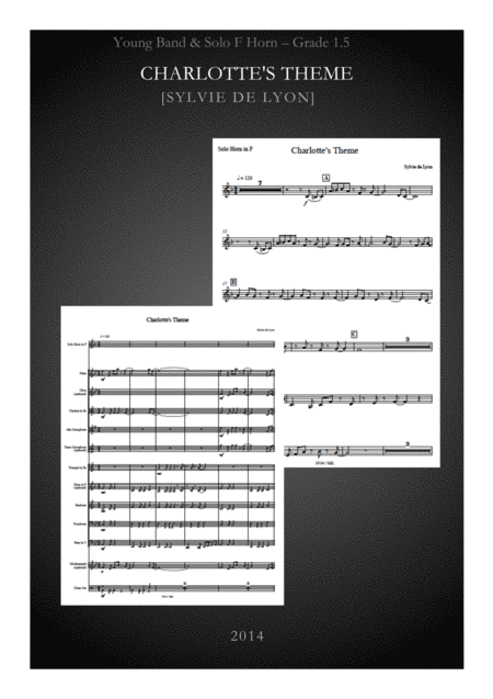 Charlottes Theme Sheet Music